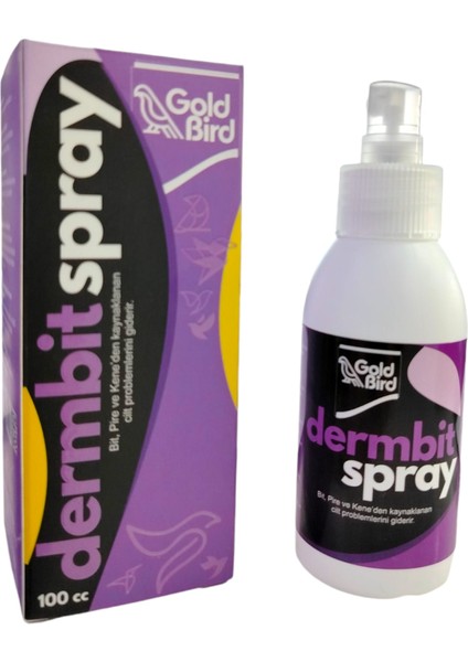 Dermbit Spray Kuşlar Için Deri Bakım Spreyi 100 cc