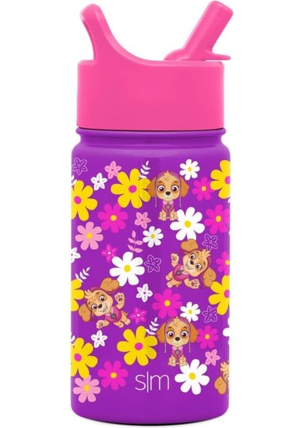 ， Hasır Kapaklı Çocuk Su Şişesi | Yeni Yürümeye Başlayan Çocuklar ve Erkek Çocuklar Için Yalıtımlı Paslanmaz Çelik Yeniden Kullanılabilir Bardak | (Yurt Dışından)