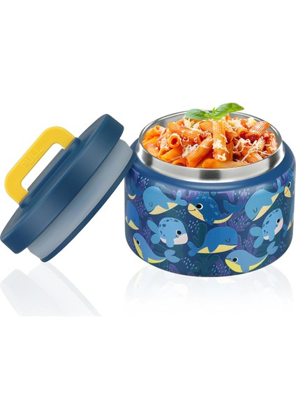 ， Oz Çocuklar Sıcak Yemek Öğle Yemeği Termos Paslanmaz Çelik Kolay Açılır Geniş Ağız Okul Öncesi Seyahat Için Yalıtımlı Sıcak ve Soğuk Yiyecek (Pembe Tek Boynuzlu) (Yurt Dışından)