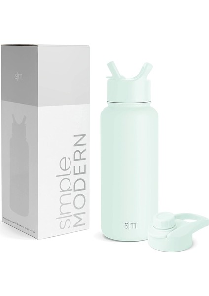 ，，çocuklar Için Saman Kapaklı Su Şişesi Vakum Yalıtımlı Paslanmaz Çelik Metal Termos Yeniden Kullanılabilir Sızdırmaz Bpa Okulu 18 Oz (Yurt Dışından)