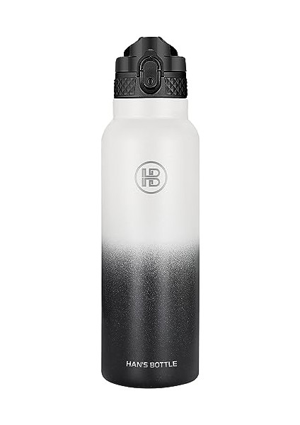 Çocuklar, Kızlar, Erkekler, Yalıtımlı Bardak 17 Oz Için Hasır Kapaklı Yalıtımlı Paslanmaz Çelik Yeniden Kullanılabilir Bardak ile Çocuk Su Şişesi (Yurt Dışından)