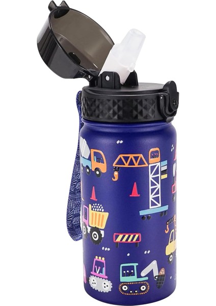 ， Oz. Çocuk Yalıtımlı Paslanmaz Çelik Su Şişesi, Hasır Kapaklı - Sızdırmaz ve Ter Geçirmez, Toz Geçirmez Kapaklı (Mavi - ) (Yurt Dışından) fiyatları