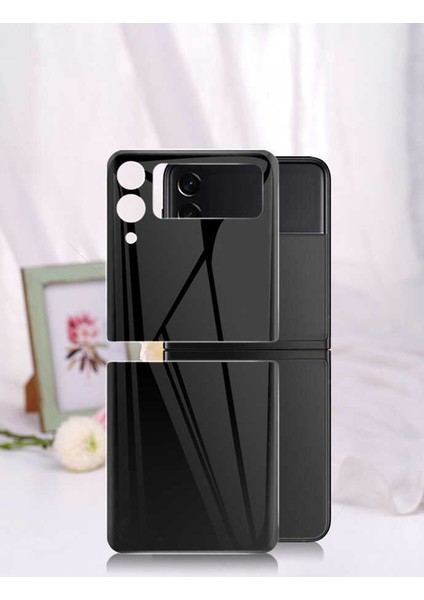 noktaks - Samsung Galaxy Z Flip 3 - Ekran Koruyucu 3D Standart 2 in 1 Arka Koruyucu - Yeşil fırsatları