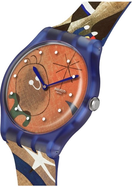 SO29Z136 Swatch Miro's Women & Bird In The Moonlight Unisex Kol Saati