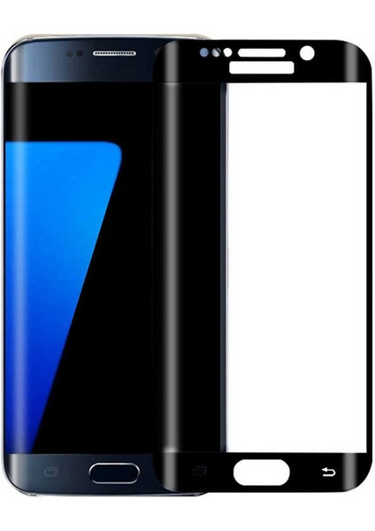 Samsung Galaxy S7 Edge - Ekran Koruyucu Süper Pet Ekran Koruyucu Jelatin - Siyah