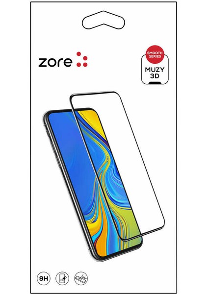 Noktaks - ZORE Xiaomi Redmi Note 8 - Ekran Koruyucu 3D Muzy Temperli Cam Koruma - T19957