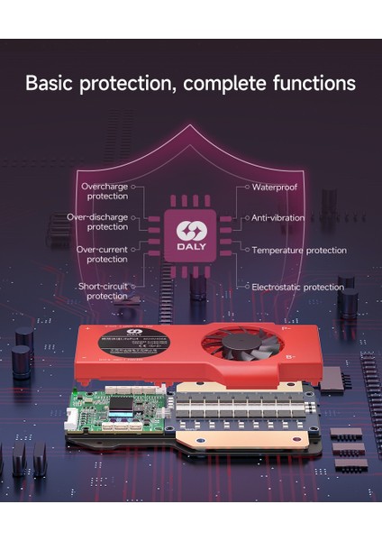 S Serisi 4s 12V 500A Bms