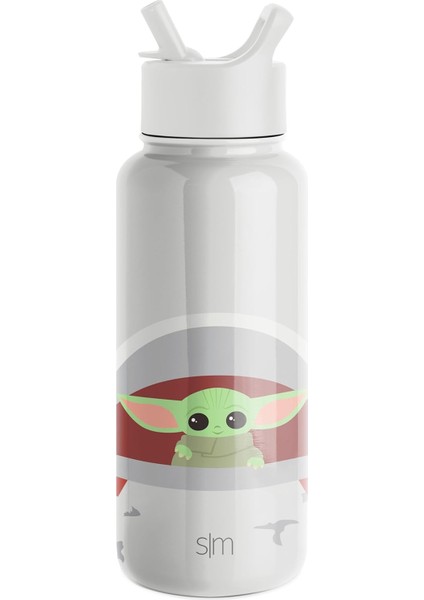 Bebek Su Şişesi Saman Kapaklı Vakum Yalıtımlı Paslanmaz Çelik Metal Yalıtımlı Bardak Kadın Erkek Yeniden Kullanılabilir Sızdırmaz Şişe 32 Oz Çocuklar Için | (Yurt Dışından) fiyatları