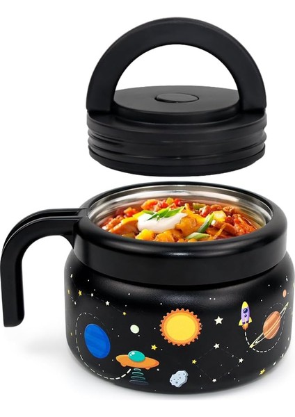 ， Çocuk Öğle Yemeği Kutusu 8 Oz Küçük Yalıtımlı Vakum Paslanmaz Çelik Yalıtımlı Çorba Kabı, Sızdırmaz Kapaklı (Pembe Unicorn) (Yurt Dışından)