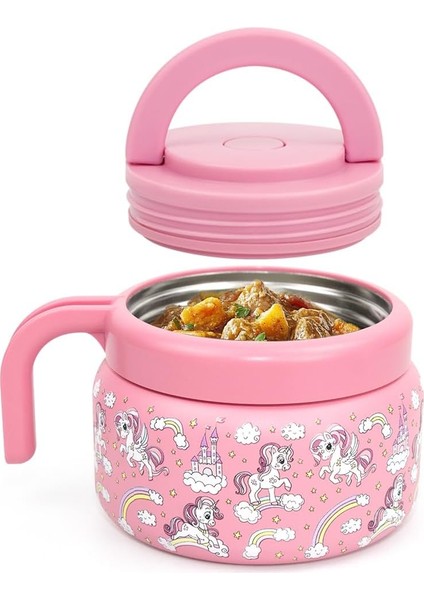 ， Çocuk Öğle Yemeği Kutusu 8 Oz Küçük Yalıtımlı Vakum Paslanmaz Çelik Yalıtımlı Çorba Kabı, Sızdırmaz Kapaklı (Pembe Unicorn) (Yurt Dışından) fiyatları