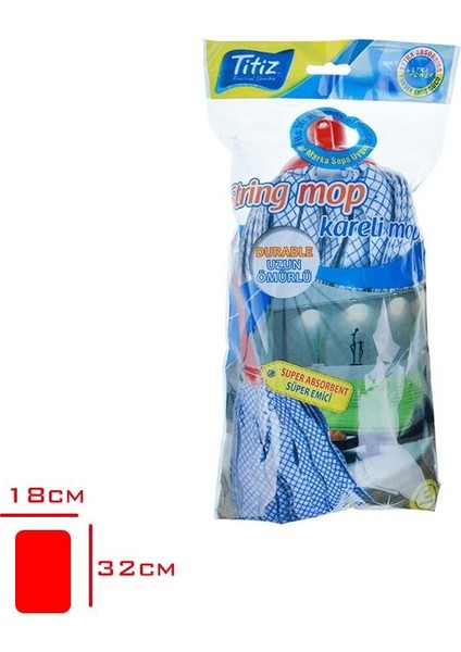 Titiz Kareli Mop TP130