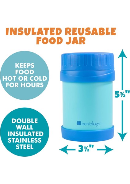 Paslanmaz Çelik Yalıtımlı 13 Oz Çocuk Termosu, Sıcak Veya Soğuk Yiyecekler Için Sızdırmaz Saklama Alanı, Çorba, Bpa Içermez, Okula Dönüş Beslenme Kutuları Için Uygundur (Yurt Dışından) fırsatları