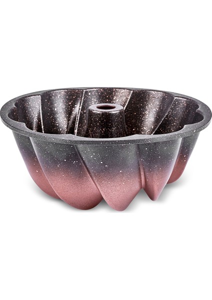 Nevera Degradeli Döküm Kek Kalıbı Rose Gold 26 cm