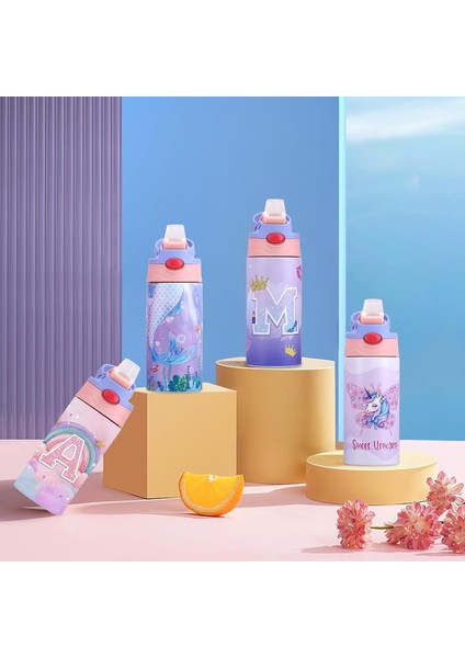 ， Çocuk Yalıtımlı Su Şişesi 12 Oz Paslanmaz Çelik Çift Duvar Yürüyor Su Şişesi Çocuk Su Şişesi Öğrenci Erkek Kız Bpa Içermeyen 1 Parça Pembe Unicorn) (Yurt Dışından) modelleri