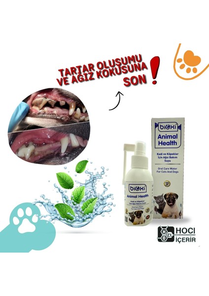 Kedi ve Köpekler İçin Ağız Bakım Suyu 100 ml
