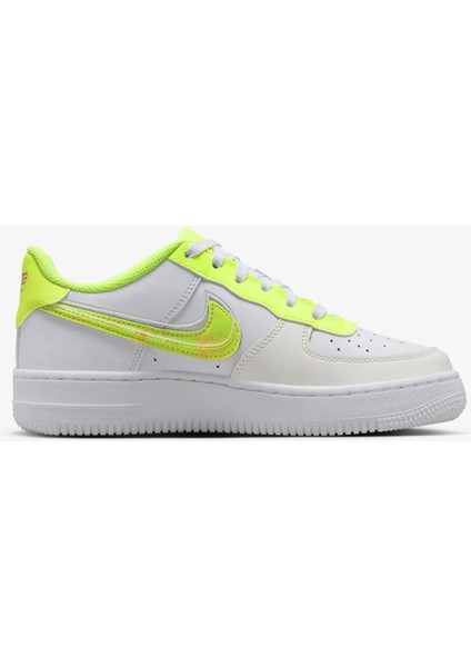 Air Force 1 Lv8 Snekaers White Volt Unisex Hakiki Deri Günlük Spor Ayakkabı Beyaz Volt modelleri