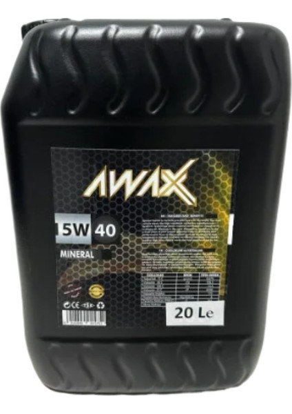 15W40 20 Lt Motor Yağı (Üretim Yılı: 2024)