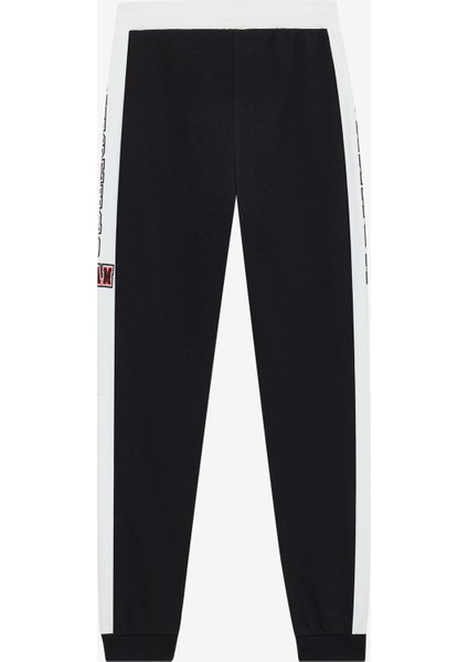 B Lw Fleece Jogger Sweatpant Büyük Erkek Çocuk Siyah Eşofman Altı SK242051-001