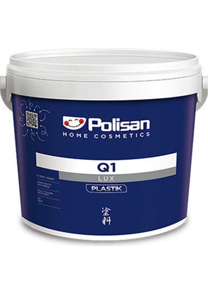 Beyaz 15 Litre Q1 Lüx Plastik İç Cephe Boyası (31A00012200)