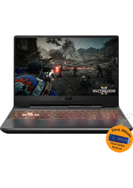 Tuf Gaming F15 I5-12500H 48 GB Ram 1 Tb SSD RTX3050 15.6" Dos FX507ZC4-HN205 ZI707 + Zitek 16 GB Flash Bellek