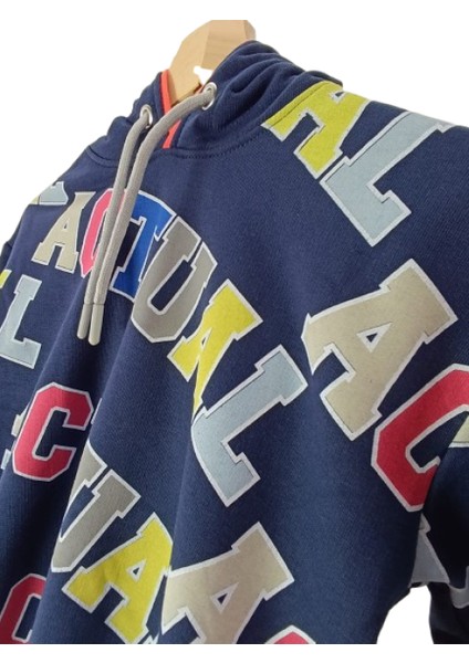 Erkek Çocuk Baskılı Kapüşonlu Sweat Shirt Laciver 8 Yaş Lacivert modelleri