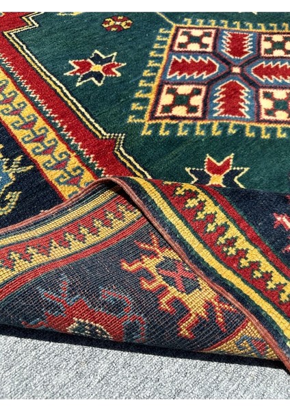 El Dokuma Çanakkale Dobag Halısı 140X185 Kök Boya Yün Halı indirimleri