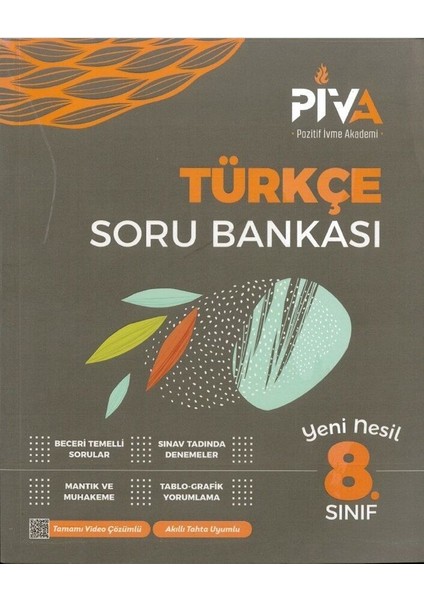 Piva 8.sınıf Yeni Nesil Türkçe Soru Bankası