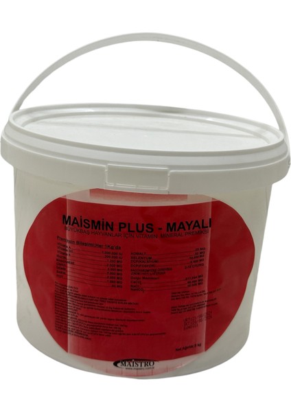 Maismin Plus - Mayalı - 5 kg Büyükbaş Hayvanlar İçin Vitamin ve Mineral Premiksi