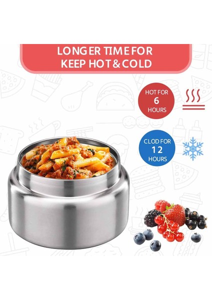 ， Oz Çorba Yalıtımlı Geniş Ağızlı Vakum Yalıtımlı Sıcak ve Soğuk Yiyecekler Için Kavanoz Sızdırmaz Paslanmaz Çelik Okul Gezileri Için Çocuk Öğle Yemeği Kabı (Pembe) (Yurt Dışından) fırsatları