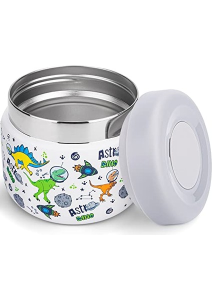 Oz Çocuk Paslanmaz Çelik Yalıtımlı Gıda Kavanoz Geniş Ağızlı Anti-Sızıntı Çorba Yalıtımlı Konteyner Seti Mavi Yeşil Denizkızı (Yurt Dışından)