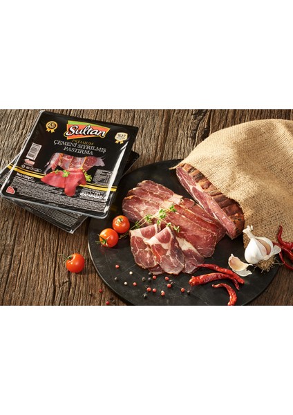 Etçi Çemeni Sıyrılmış Pastırma 100 gr