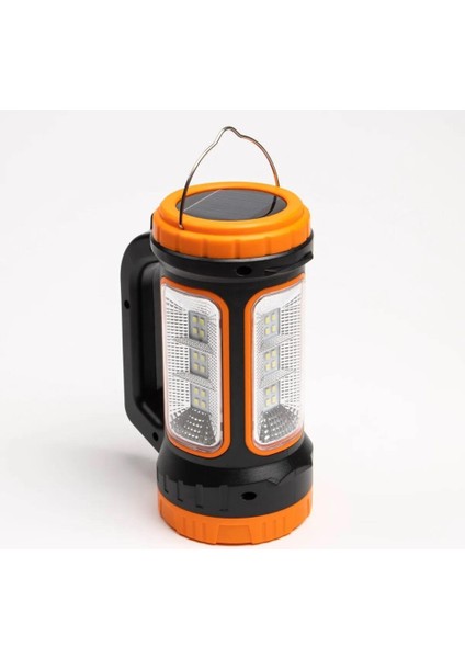 KA-779 3W+15W Uzun Menzilli Solar Güneş Panelli Ultra Güçlü Ledli Şarjlı Fener