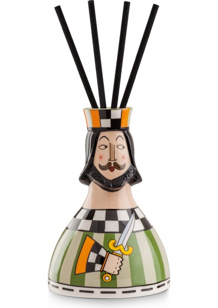 I Girgenti Kral Çubuklu Koku Difüzörü 10 cm x 16 cm Yeşil