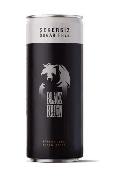 Black Bruin Şekersiz 250 ml 12 Adet