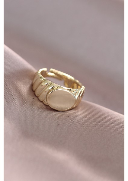Gold Metal Kadın Yüzük - TJ-BYK1545