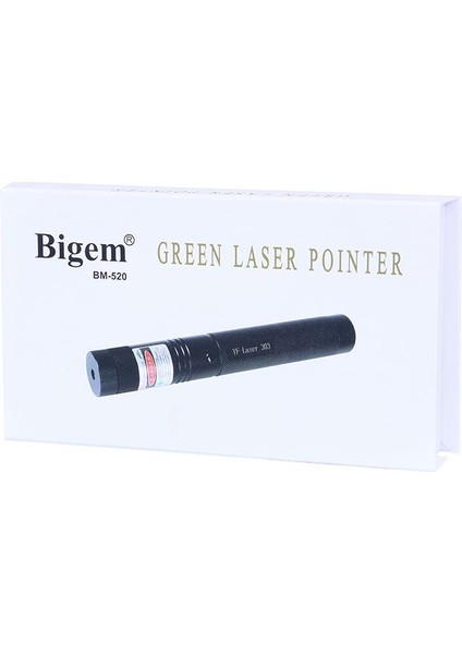 Şarjlı Yeşil Lazer Pointer 1000MW BM-520