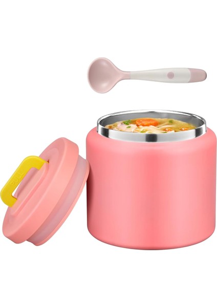 ，，13.5 Oz Çorba Yalıtımlı Geniş Ağızlı Vakum Yalıtımlı Gıda Kavanoz Sızdırmaz Paslanmaz Çelik Sıcak ve Soğuk Gıda Için Gıda Yalıtımı Çocuk Gıda Öğle Yemeği Çorba Kabı (Yurt Dışından)