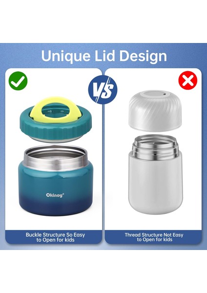 12 Oz Çocuklar Çorba Yalıtımlı Vakumlu Gıda Kavanoz Yapış Kapaklı Paslanmaz Çelik Geniş Ağızlı Sızdırmaz Öğle Yemeği Kabı Okul Gezileri Için (Yurt Dışından) fiyatları