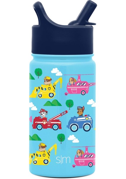 ， Hasır Kapaklı Çocuk Su Şişesi | Yeni Yürümeye Başlayan Çocuklar ve Erkek Çocuklar Için Yalıtımlı Paslanmaz Çelik Yeniden Kullanılabilir Bardak | (Yurt Dışından)