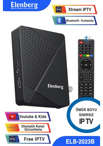 Çanaklı Çanaksız Internet Tv Destekli Bluetooth Kumandalı Full Hd Uydu Alıcı