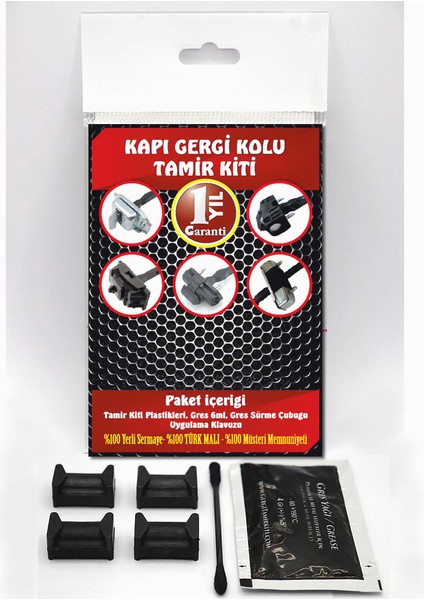 Mitsubishi Pajero Pinin Kapı Gergi (Limitör) Tamir Kiti 1998-2007 (2 Kapı Set)