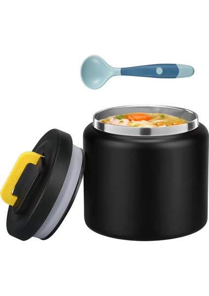 ，，13.5 Oz Çorba Yalıtımlı Geniş Ağızlı Vakum Yalıtımlı Gıda Kavanoz Sızdırmaz Paslanmaz Çelik Sıcak ve Soğuk Gıda Için Gıda Yalıtımı Çocuk Gıda Öğle Yemeği Çorba Kabı (Yurt Dışından)