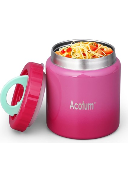 Yalıtımlı Çocuk Maması Kavanozu 22 Oz Kapasiteli Sıcak ve Soğuk Yiyeceklere Uygun Sızdırmaz Vakumlu Paslanmaz Çelik Tasarım Öğle Yemekleri ve Çorbalar Için Uygundur (Yurt Dışından)