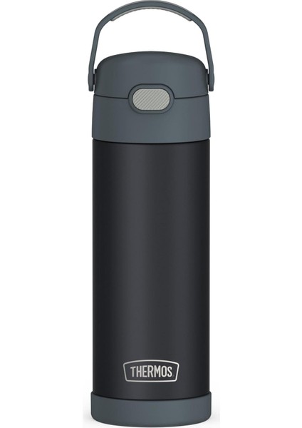 ， Geniş Ağızlı Kapaklı 16 Oz Paslanmaz Çelik Vakumlu Termos Neon Mor (Yurt Dışından)