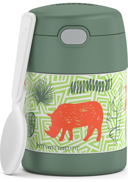 ， Yalıtımlı Mama Kavanozu – 10 Oz Pembe – Katlanabilir Kaşıklı Çocuk Dostu Yalıtımlı Mama Kavanozu (Yurt Dışından)