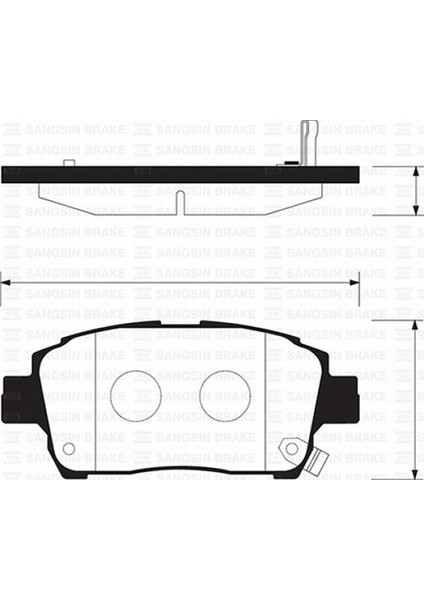 Ön Balata Corolla 1.4-1.6-1.4Vvti-1.6Vvti-1.8 00-07 Yaris 1.3-1.5-1.4D-4D 99-05 Gdb3317 13