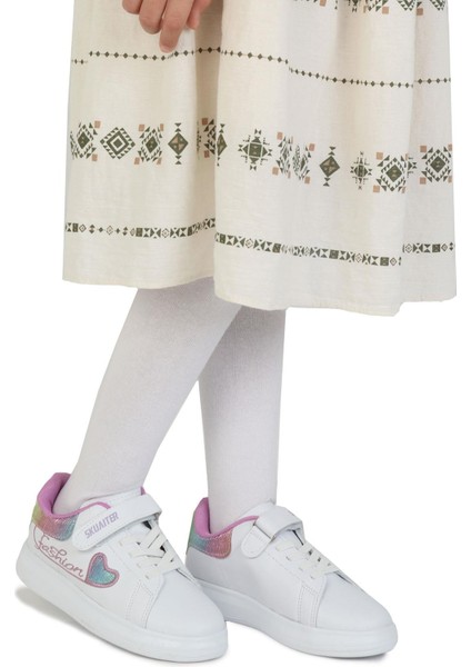 Skuaıter 011MC Byz-Lila Kız Çocuk Sneaker Spor Ayakkabı