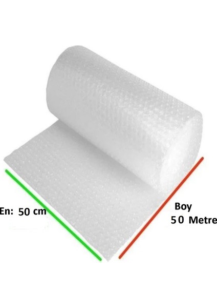 Balonlu Naylon 50CM x 50MT (En: 50 Cm, Boy: 50MT.) Üç Katlı Eşya Koruma Ambalajı, Pat Pat fiyatları