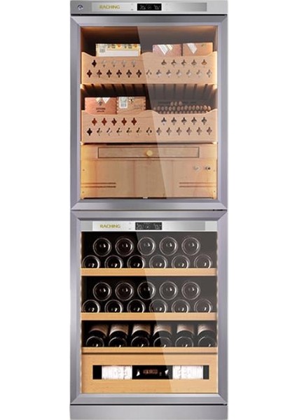 Elektronik Puro & Şarap Dolabı Silver FJ-CW36B