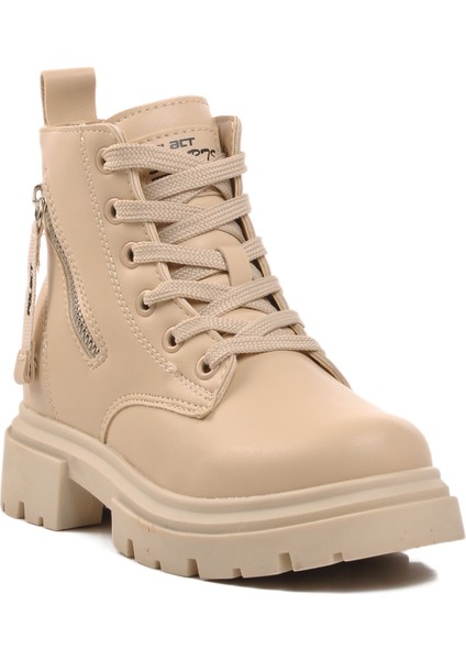 24106-F Bej Geniş Kalıp Içi Polarlı Çocuk Bot modelleri